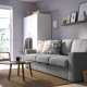 Sofa 3-osobowa, rozkładana, Tibbleby beżowy/szary BÅRSLÖV 805.415.89