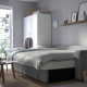 Sofa 3-osobowa, rozkładana, Tibbleby beżowy/szary BÅRSLÖV 805.415.89