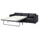 Sofa 3-osobowa, rozkładana, Grann/Bomstad czarny VIMLE 894.773.72
