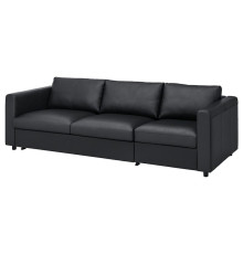 Sofa 3-osobowa, rozkładana, Grann/Bomstad czarny VIMLE 894.773.72