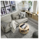 Sofa 3-osobowa, rozkładana, Viarp beż/brąz SÖDERHAMN 895.800.67