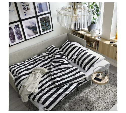 Sofa 3-osobowa, rozkładana, Viarp beż/brąz SÖDERHAMN 895.800.67