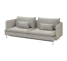 Sofa 3-osobowa, rozkładana, Viarp beż/brąz SÖDERHAMN 895.800.67