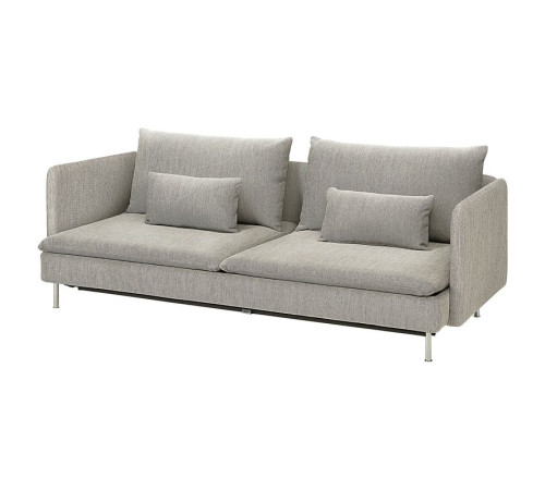 Sofa 3-osobowa, rozkładana, Viarp beż/brąz SÖDERHAMN 895.800.67