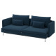Sofa 3-osobowa, rozkładana, Kelinge granatowy SÖDERHAMN 896.213.84