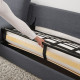 Sofa 3-osobowa, rozkładana, z szerokimi podłokietnikami/Gunnared średnioszary VIMLE 995.452.57