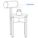 Стул, неоново-синий/Knäbäck неоново-синий IKEA PS 2026 206.178.79