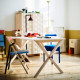 Складной стул, березово-синий/черно-красный IKEA PS 2026 106.178.94