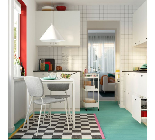 Krzesło, biały/Tibbleby beżowoszary VIHALS 305.927.60