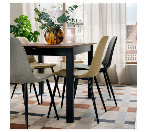 Krzesło, czarny/Bomstad czarny NORDMANSSKÄR 596.181.99