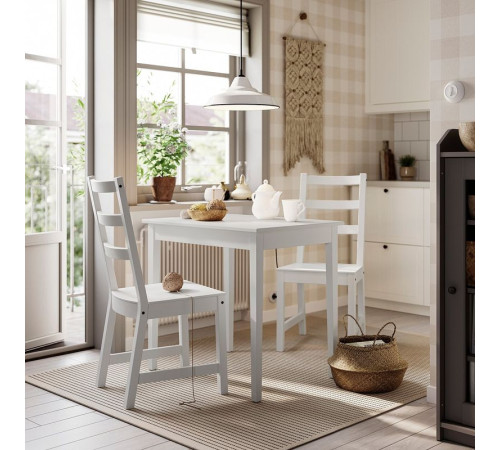 Stół i 2 krzesła, biały/biały NÄSINGE / NORDVIKEN 395.969.33