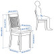 Стол и 4 стула, белый/бежево-серый Tibbleby, белый ROSENTORP / NÄSINGE 696.101.31