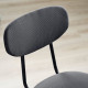 Стол и 4 стула, белый/антрацитовый цвет Remmarn DOCKSTA / SANDSBERG 796.256.84