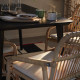Krzesło z podłokietnikami, rattan SALNÖ 505.512.02