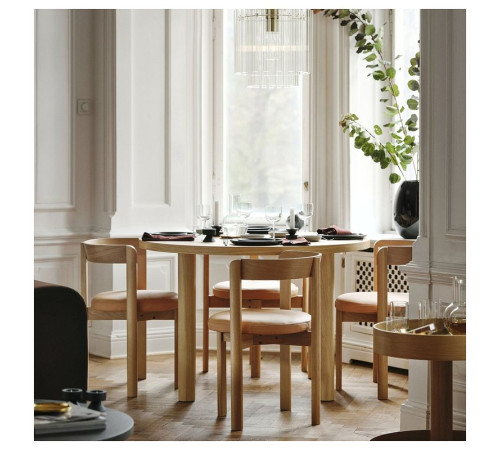 Krzesło, dąb/skóra STOCKHOLM 2025 005.901.40