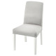 Krzesło, biały/Orrsta jasnoszary BERGMUND 093.877.33