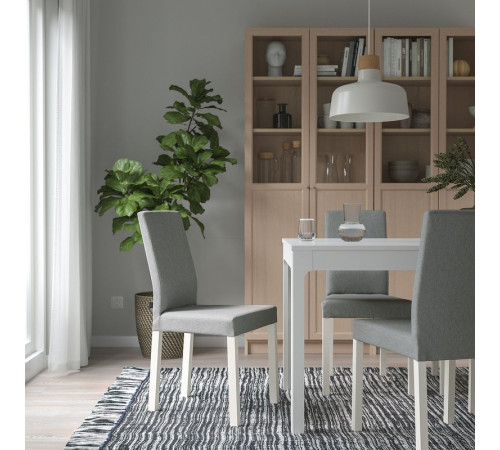 Krzesło, biały/Knisa jasnoszary KÄTTIL 605.003.25