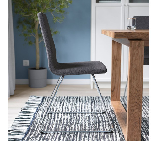 Krzesło, chrom/Gunnared ciemnoszary LILLÅNÄS 805.347.58