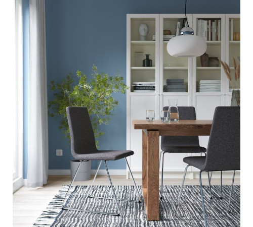 Krzesło, chrom/Gunnared ciemnoszary LILLÅNÄS 805.347.58
