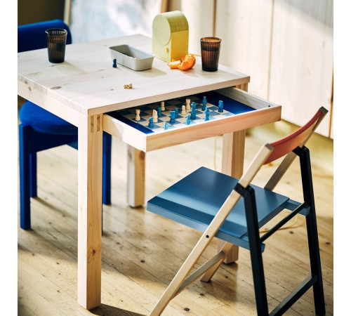 Stół z szufladą, sosna pokryty bezbarwnym lakierem IKEA PS 2026 406.178.78