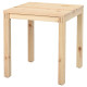 Stół z szufladą, sosna pokryty bezbarwnym lakierem IKEA PS 2026 406.178.78