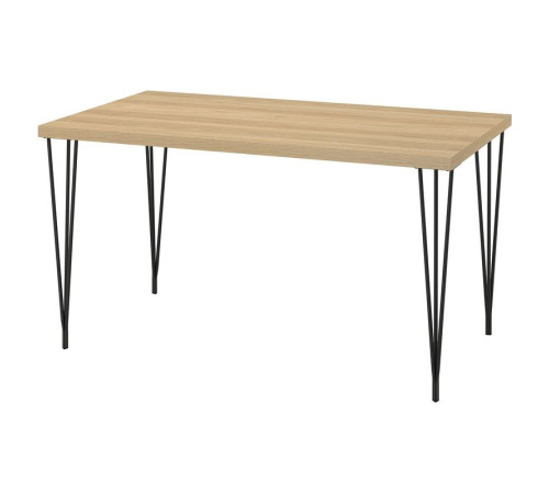 Stół, imit. dębu/typu hairpin czarnoszary SKÅLSTA 896.082.88