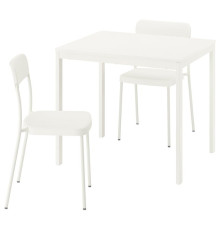 Стол и 2 стула, белый/белый VIHALS / VIHALS 095.899.53