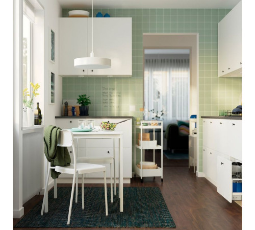 Stół i 2 krzesła, biały biały/biały VIHALS / VIHALS 295.899.33