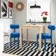 Stół i 2 krzesła, sosna/Knäbäck jaskrawoniebieski IKEA PS 2026 896.343.91