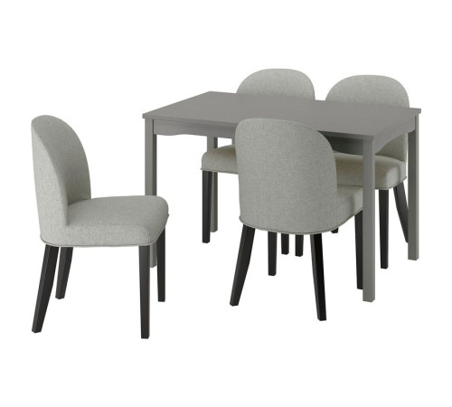 Stół i 4 krzesła HAUGA / ROSENTORP 396.250.49