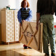 Stół i 4 krzesła, sosna/Knäbäck jaskrawozielony IKEA PS 2026 496.344.06