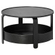 Stolik kawowy, czarny BORGEBY 305.003.55