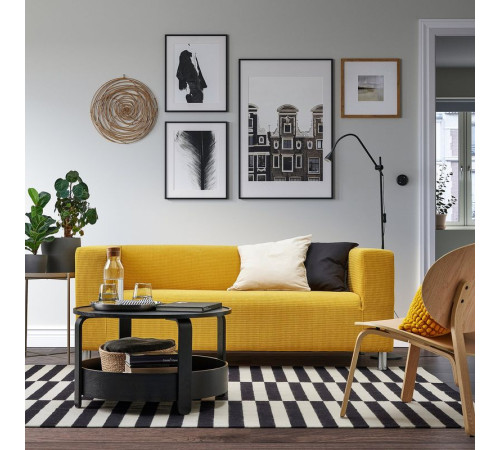 Stolik kawowy, czarny BORGEBY 305.003.55