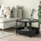 Stolik kawowy, czarny BORGEBY 305.003.55