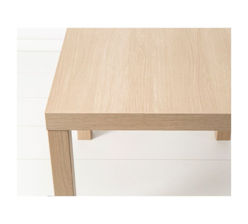 Стол, имитация дуба, тонированный в белый цвет LACK 703.190.28