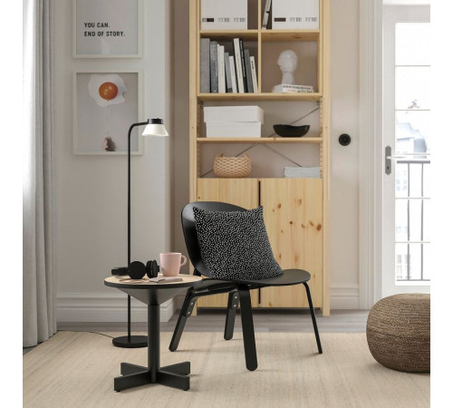 Stolik, sklejka sosnowa/czarny GRIMSARBO 005.890.90