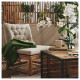 Stolik kawowy, na zewnątrz/bejca jasnobrązowa HÅKANSKÄR 705.971.62