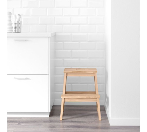 Taboret ze schodkiem, buk BEKVÄM 601.788.87