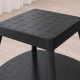 Taboret ze schodkiem, czterostronny czarnoszary HADDARP 605.819.44