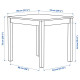 Стол, бежево-коричневый ÅLHULT 205.979.18