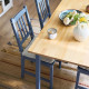 Стол, сосна, светло-коричневая/голубая морилка, PINNTORP 206.351.71