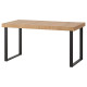 Stół rozkładany, okl dęb/czarny TARSELE 705.813.59