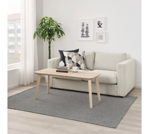 Dywan tkany na płasko, czarny/naturalny TIPHEDE 204.700.47