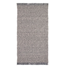 Dywan tkany na płasko, czarny/naturalny RÖRKÄR 704.187.78