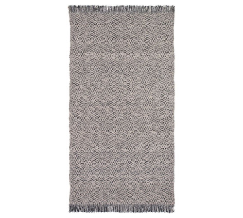 Dywan tkany na płasko, czarny/naturalny RÖRKÄR 704.187.78