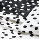 Poszwa na kołdrę i poszewka, czarny biały/w kropki BJÖRKGRÅMAL 105.911.82