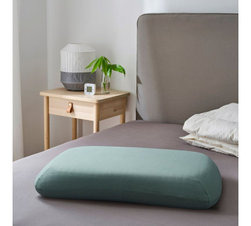 Poszewka na poduszkę ergonomiczną, zielono-szary TÖCKENFLY 705.373.28