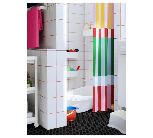 Zasłona prysznicowa, wielobarwny BANJANTRÄD 805.941.44