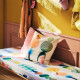 Tkanina przycięta, biały/wielobarwny drobny wzór IKEA PS 2026 006.175.83