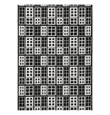 Tkanina przycięta, czarny/geometryczny BROKAKLEJA 306.081.48